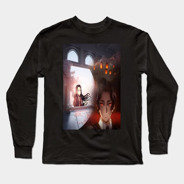 Nezuko the chosen one Long Sleeve T-Shirt by Dr_hana